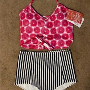 ❌🚫SOLD🚫❌ KJ tied-up top + bottom set.